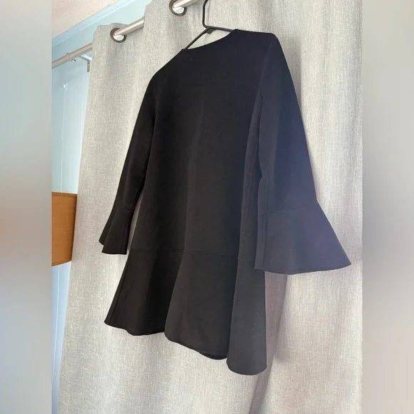 ZARA BASIC Outerwear Women's Wool Rich Handmade Coat Medium Classic - Picture 4 of 10